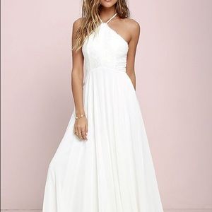 Lulus Ivory Maxi Dress